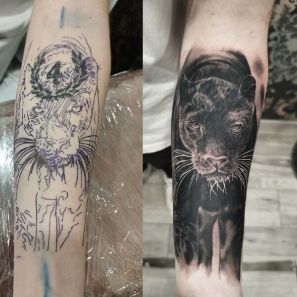 panthere tatouage